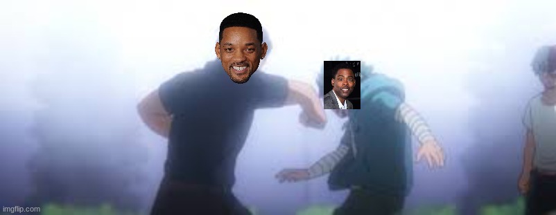 Midoriya! Keep my wife's name out of your f**king mouth! | image tagged in will smith,chris rock,oscars,the pros can handle bakugou u idiot | made w/ Imgflip meme maker