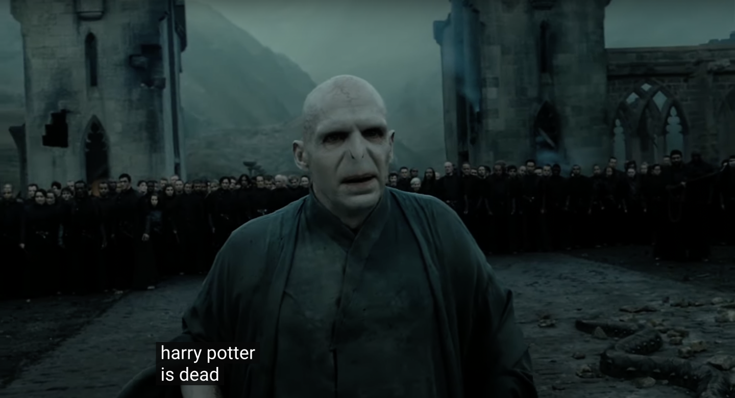 High Quality Harry Potter is dead Blank Meme Template