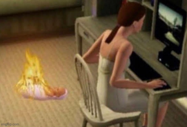 burning baby | image tagged in burning baby | made w/ Imgflip meme maker