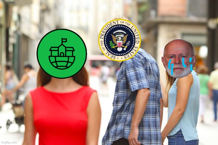 Common Sense is always a good look for Imgflip Presidents | image tagged in memes,distracted boyfriend | made w/ Imgflip meme maker