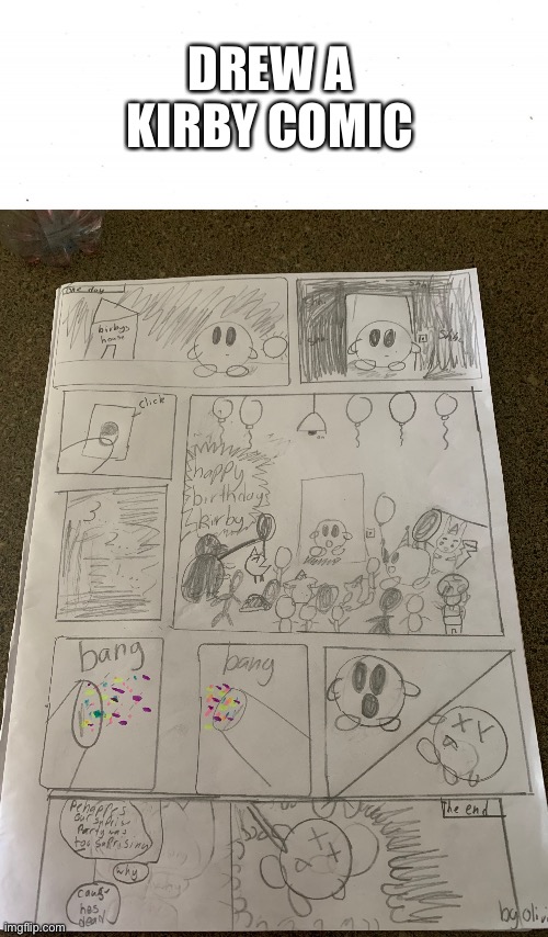 DREW A KIRBY COMIC | made w/ Imgflip meme maker