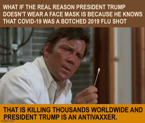 Trump Antivaxer meme | image tagged in trump antivaxer meme | made w/ Imgflip meme maker