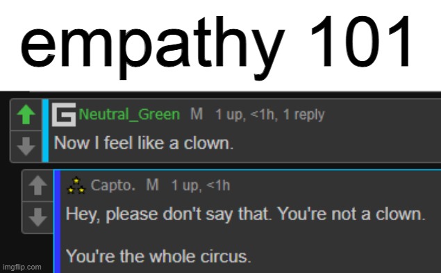 empathy 101 | made w/ Imgflip meme maker