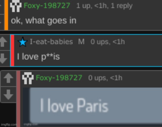 i love paris | made w/ Imgflip meme maker