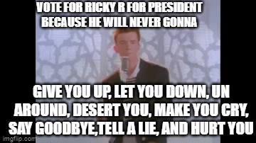 Never gonna give you up : r/memes