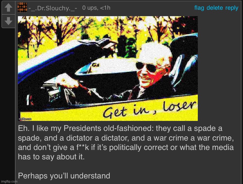 When Joe Biden goes “off-script” about Putin, he speaks the truth. | image tagged in joe biden goes off-script | made w/ Imgflip meme maker