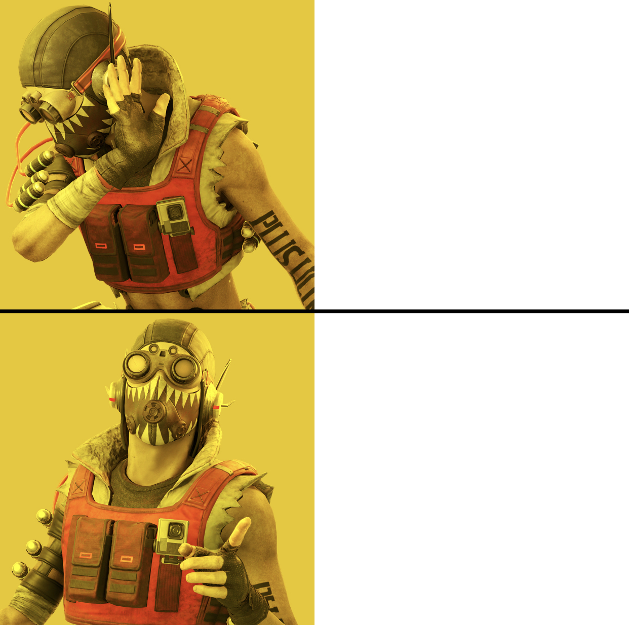 Octane Hotline Bling Blank Meme Template