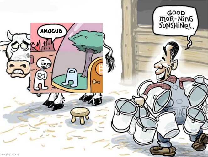 milking the cow | image tagged in milking the cow | made w/ Imgflip meme maker