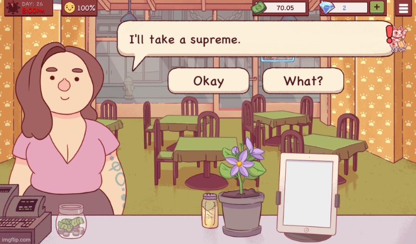 It's supposed to be a pizzeria in Level 11 designed to look like Level 0 | made w/ Imgflip meme maker