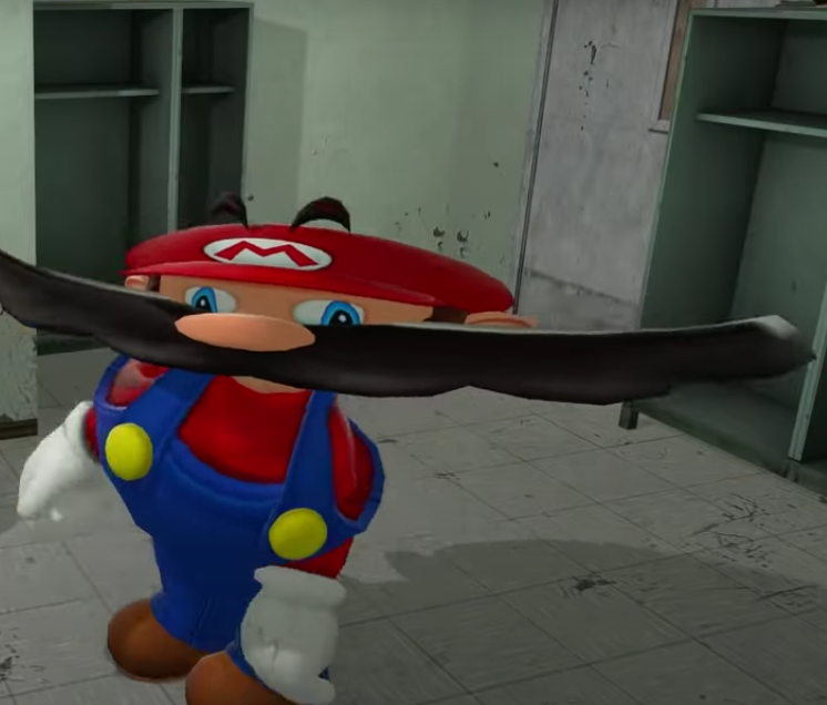 Mario Puts A Bag Of Jelly Beans Up His A** Blank Meme Template