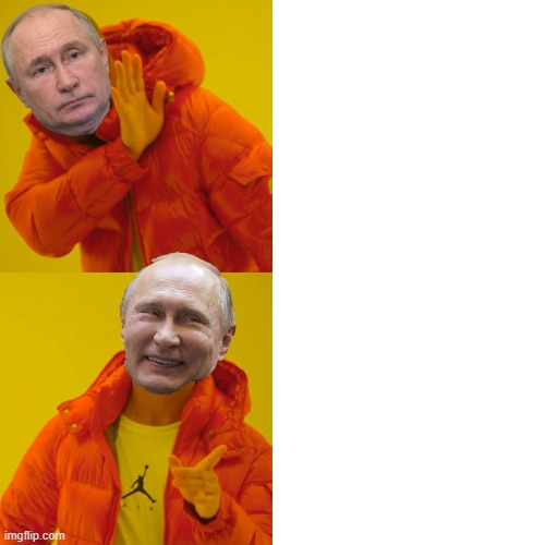 hotline bling putin | image tagged in hotline bling putin,hotline bling,putin,vladimir putin | made w/ Imgflip meme maker