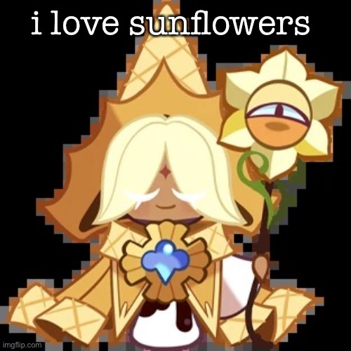 mmm | i love sunflowers | image tagged in purevanilla | made w/ Imgflip meme maker