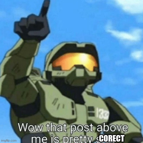 Wow, that post above me is pretty shit | CORECT | image tagged in wow that post above me is pretty shit | made w/ Imgflip meme maker