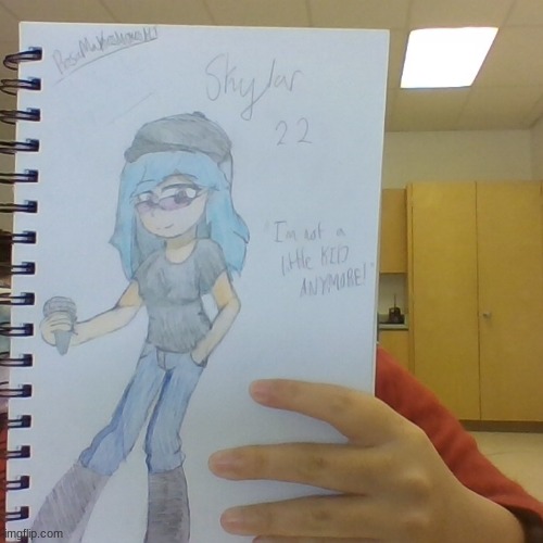 Skylar Drawing/Fanart || Tactical Cupcakes || RosaMakesMemes | image tagged in drawing,fnf,fanart | made w/ Imgflip meme maker