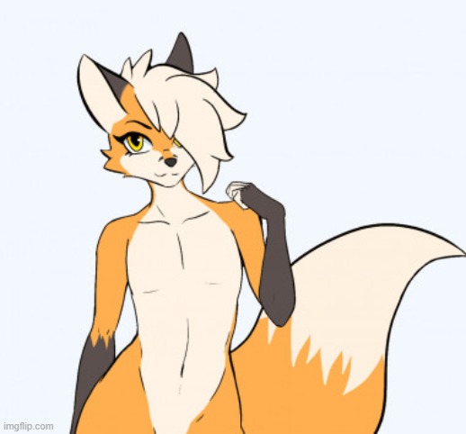 Nice hair (By Its-Holt) | image tagged in furry,femboy,cute,hair | made w/ Imgflip meme maker