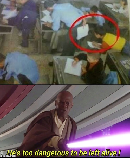 image tagged in he's too dangerous to be left alive | made w/ Imgflip meme maker