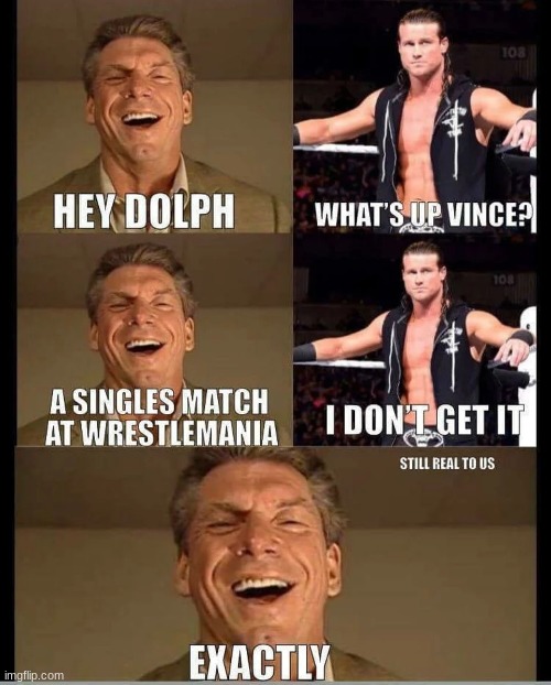 Why you gotta do a Ziggler like that? | image tagged in wwe,memes,dolph ziggler sells | made w/ Imgflip meme maker