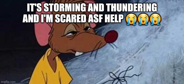 Crying | IT'S STORMING AND THUNDERING AND I'M SCARED ASF HELP 😭😭😭 | made w/ Imgflip meme maker