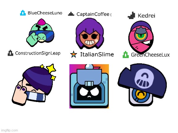 msmg and their fav brawlers | made w/ Imgflip meme maker