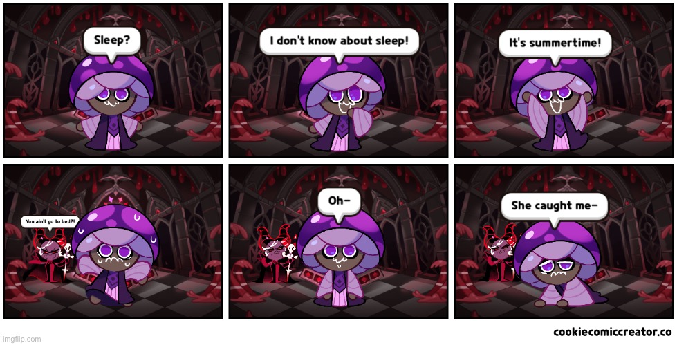 go to bed pm >:c | image tagged in cookie run | made w/ Imgflip meme maker