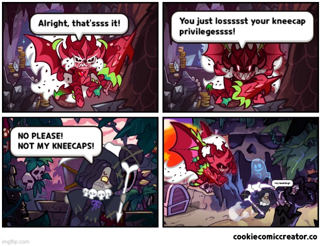help :’> | image tagged in cookie run | made w/ Imgflip meme maker