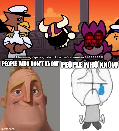 PEOPLE WHO DON'T KNOW; PEOPLE WHO KNOW | made w/ Imgflip meme maker