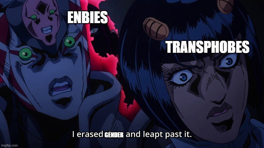 Crimson king | ENBIES; TRANSPHOBES; GENDER | image tagged in crimson king,traadustCrusaders | made w/ Imgflip meme maker