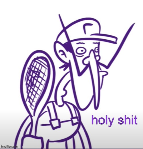 Waluigi Holy Sh*t | image tagged in waluigi holy sh t | made w/ Imgflip meme maker