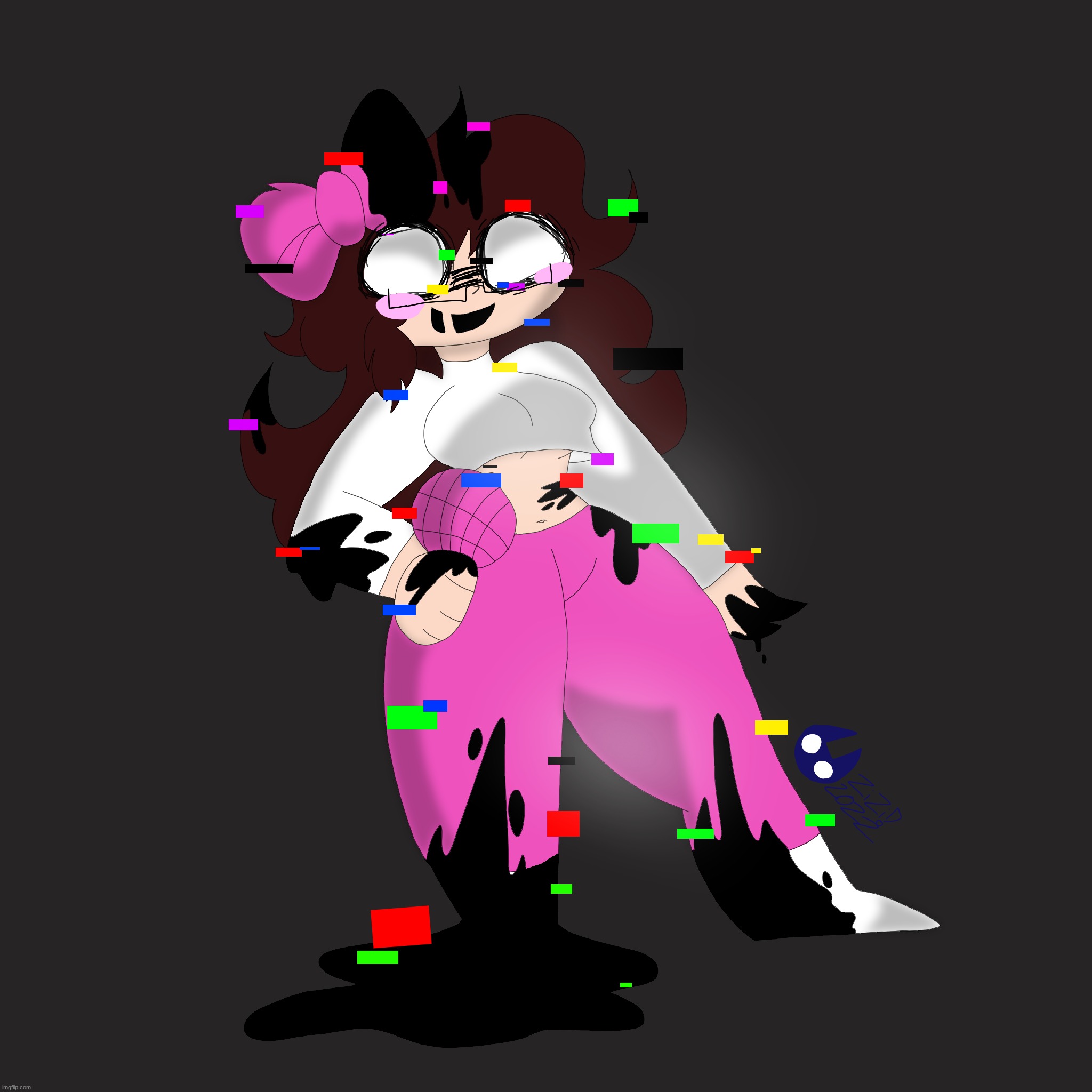 A Discord Friend made  me Music in exchange for me to draw her oc. | made w/ Imgflip meme maker