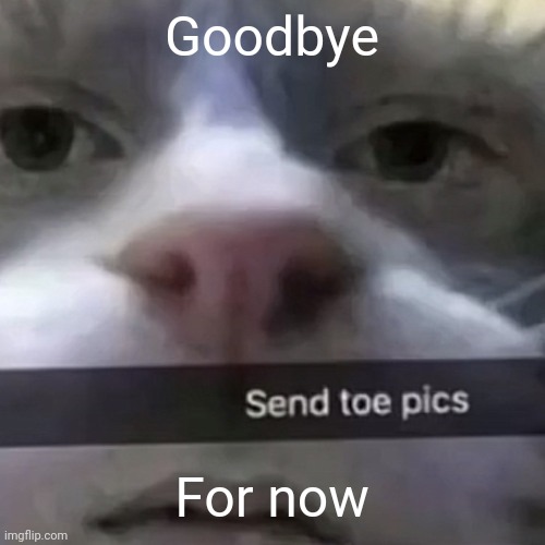 kat | Goodbye; For now | image tagged in kat | made w/ Imgflip meme maker