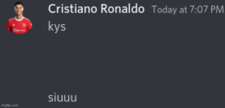 Crister Ronaldo | made w/ Imgflip meme maker