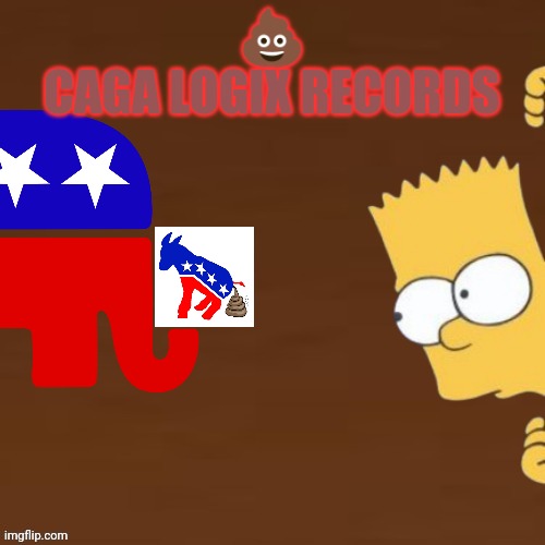 Logix recordS | 💩
CAGA LOGIX RECORDS | image tagged in music,politics,crap logic,caga,oh wow are you actually reading these tags | made w/ Imgflip meme maker