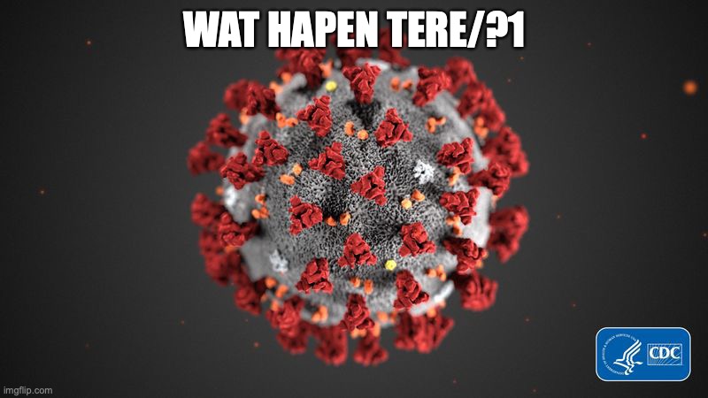 Covid 19 | WAT HAPEN TERE/?1 | image tagged in covid 19 | made w/ Imgflip meme maker
