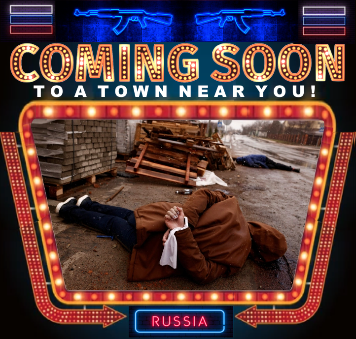 coming soon to a town near you Russia meme Blank Meme Template