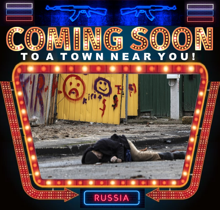 High Quality coming soon to a town near you Russia meme Blank Meme Template