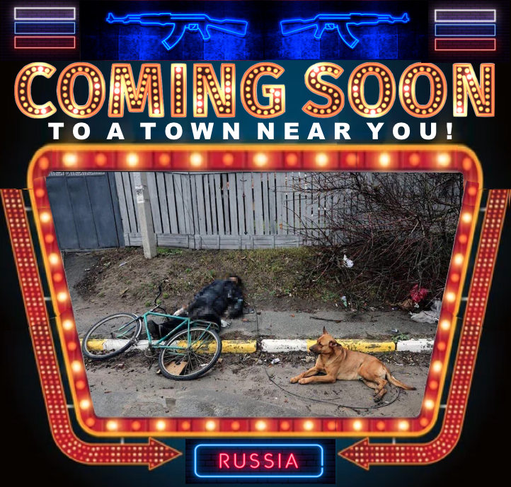 coming soon to a town near you Russia meme Blank Meme Template