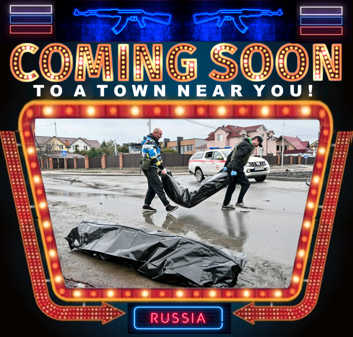 coming soon to a town near you Russia meme Blank Meme Template