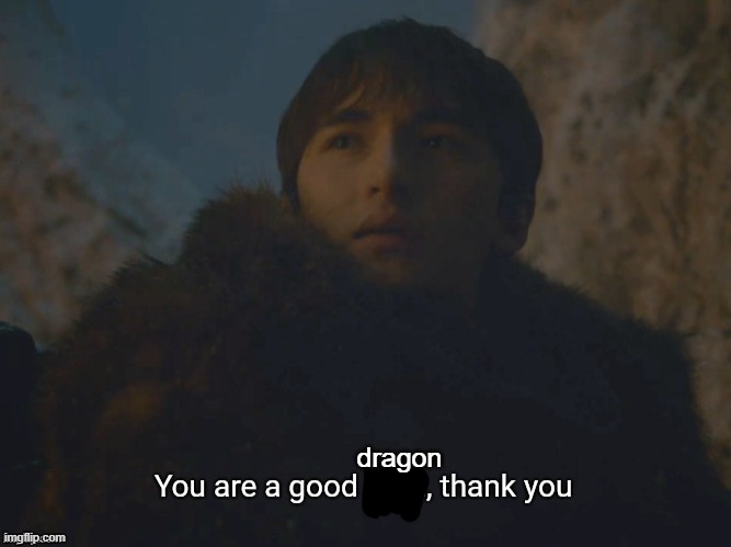 You are a good man, thank you | dragon | image tagged in you are a good man thank you | made w/ Imgflip meme maker