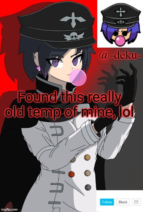 . | Found this really old temp of mine, lol | image tagged in e | made w/ Imgflip meme maker