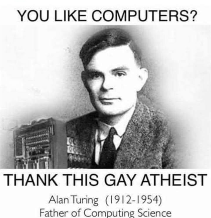 High Quality Alan Turing Blank Meme Template