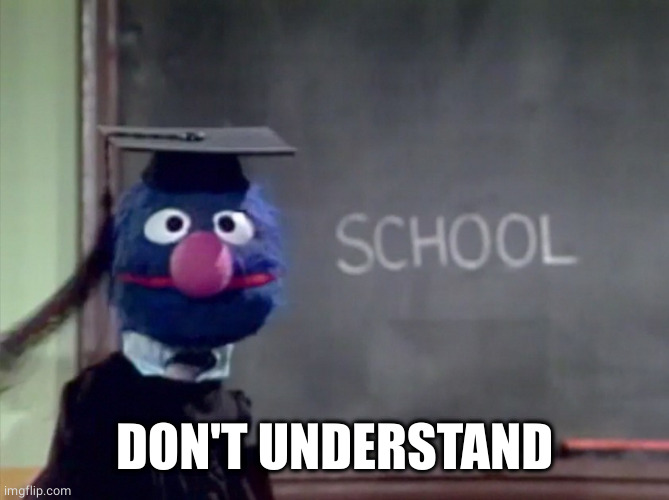 Grover | DON'T UNDERSTAND | image tagged in grover | made w/ Imgflip meme maker