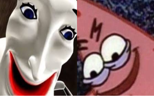 High Quality Spiderus and Patrick Blank Meme Template