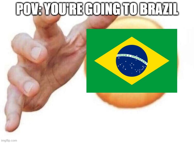 You're going to Brazil | POV: YOU'RE GOING TO BRAZIL | image tagged in vibe check | made w/ Imgflip meme maker