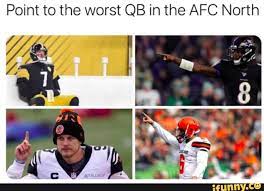 High Quality Worst QB in the AFC NORTH Blank Meme Template