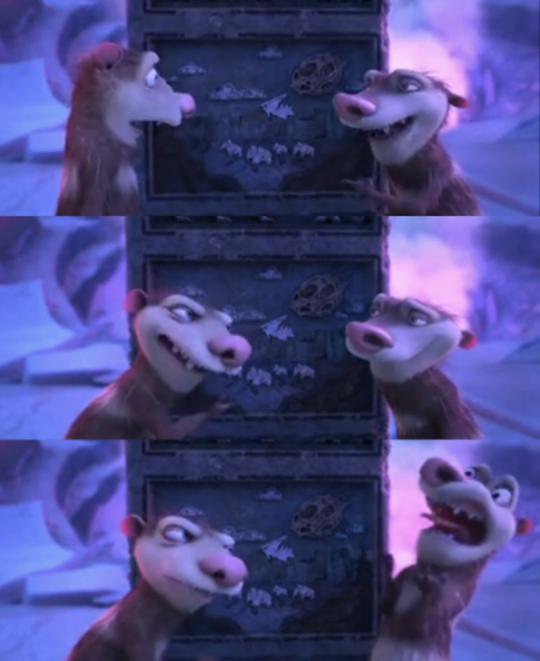 High Quality Crash And Eddie Blank Meme Template