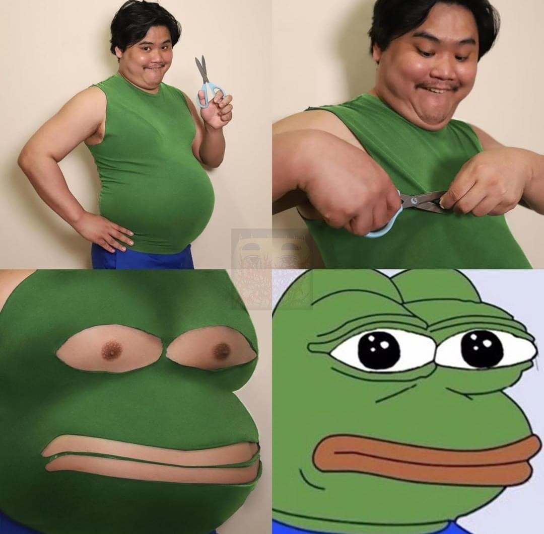 High Quality Pepe the frog shirt Blank Meme Template