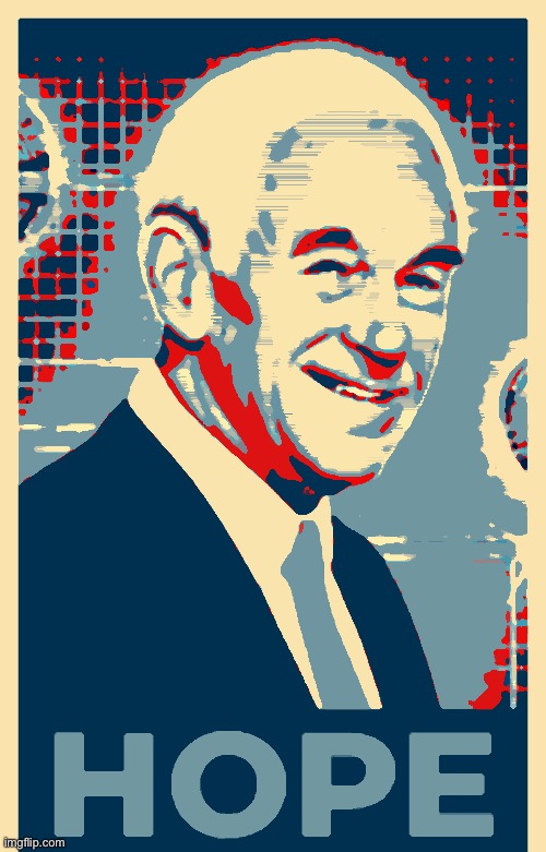 Ron Paul hope | image tagged in ron paul hope | made w/ Imgflip meme maker