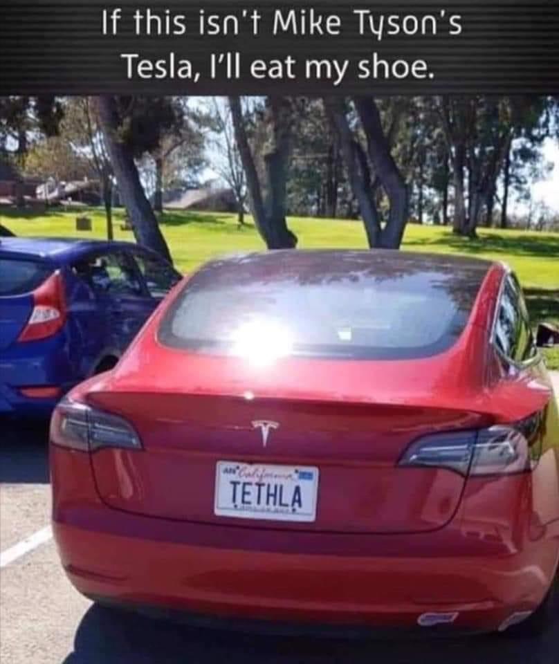 Mike Tyson’s Tesla Blank Meme Template