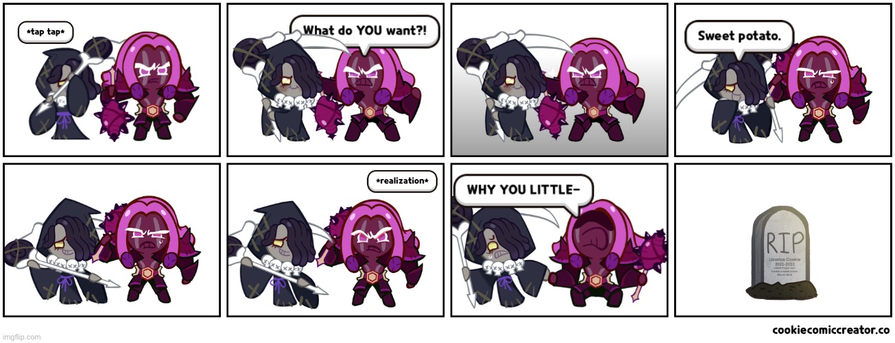 i’m ded lol | image tagged in cookie run | made w/ Imgflip meme maker