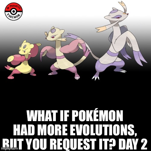 Requested by SussyCinderace_hehe | WHAT IF POKÉMON HAD MORE EVOLUTIONS, BUT YOU REQUEST IT? DAY 2 | image tagged in memes,blank transparent square,pokemon more evolutions,mienfoo,pokemon,why are you reading this | made w/ Imgflip meme maker